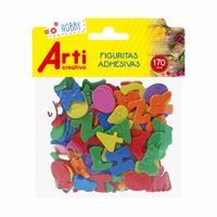 Figuritas Adhesivas ARTI Letras y Números Stickers Bolsa 170un