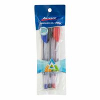 Bolígrafo TRIMAX GL-32M Azul, Negro y Rojo Blister 3un