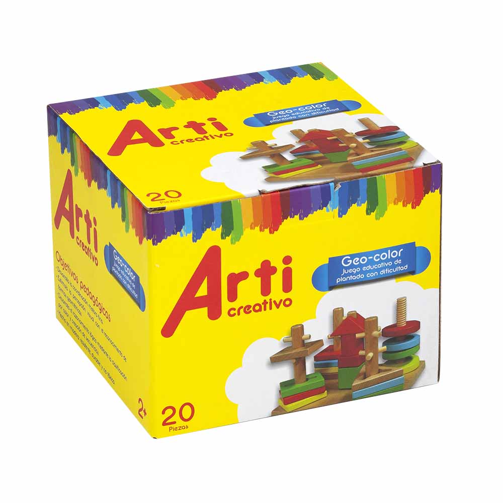 Juego Didáctico ART CREATIVO Geo Formas de Madera