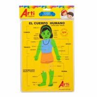 Juego Didáctico ARTI CREATIVO Cuerpo Humano