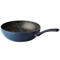 ILKO WOK 28CM GRANITO NAVY
