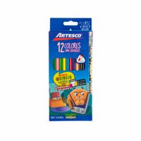 Colores ARTESCO Triangulares Caja 12un + Lápiz de Grafito