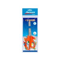 Tijera Escolar ARTESCO Mango Flexible La Naranjita