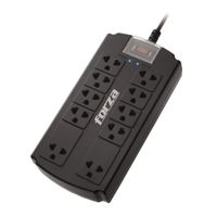 Supresor de picos Forza Power Technologies 10 tomas universales, 1800W
