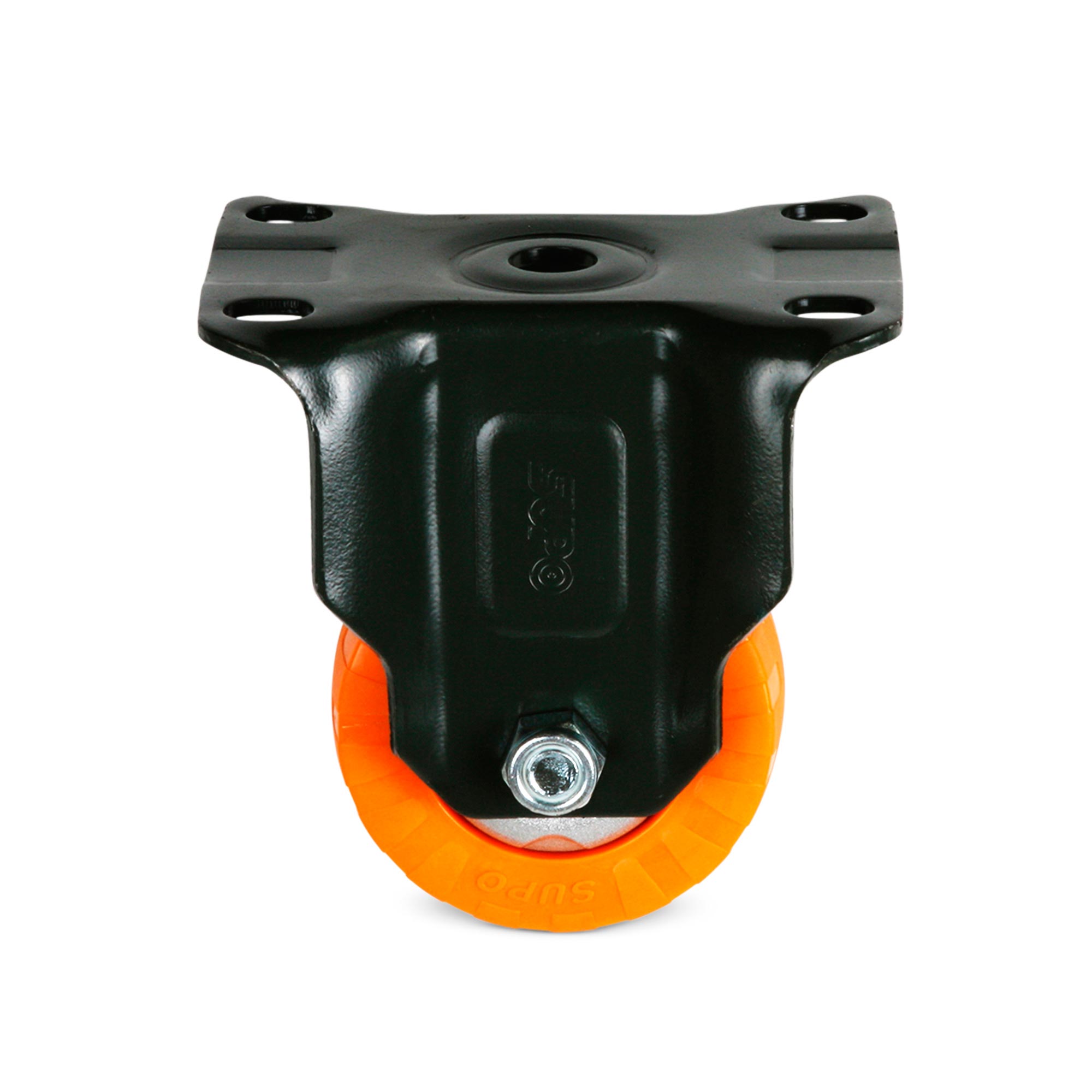 Garrucha plataforma rodaje con freno 2 1/2"" 80 kg