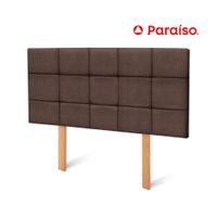 Cabecera Paraíso Blocks Queen Chocolate