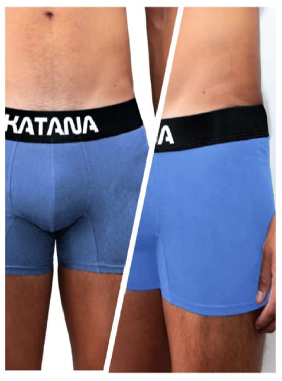 ROPA INTERIOR KATANA BOXER PACK X 2 CELESTE