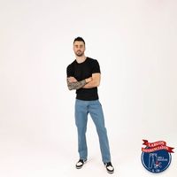 Jean Cottons Jeans Angel Largo 28 Celeste