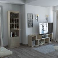 Bar Kava + Rack Extensible - Rovere