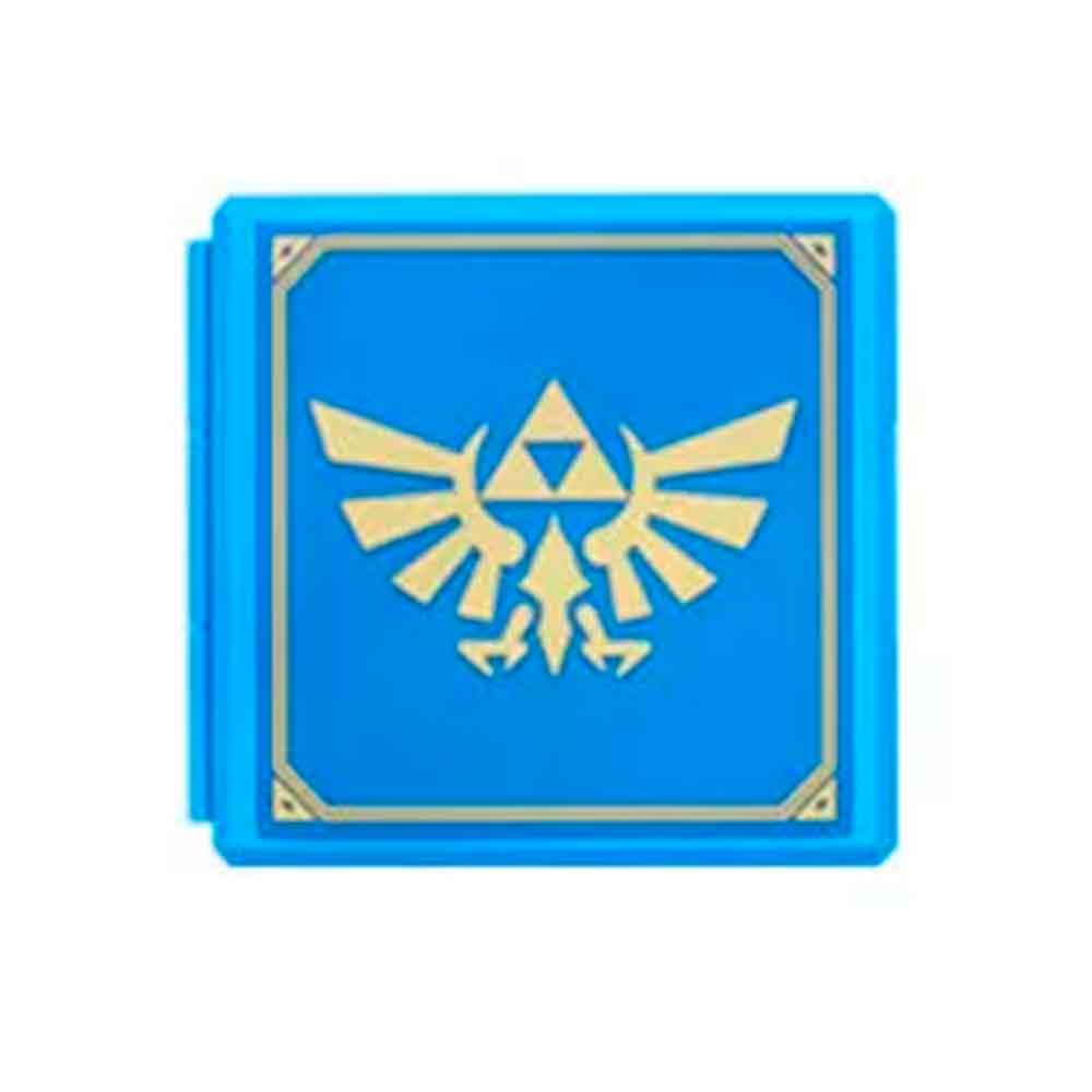 Case PortaJuegos de Nintendo Switch Estuche 12 Slots - Zelda Azul