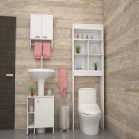 Botiquin Bath 28 + Optimizadores Lavamanos 47-A + Baño 20 - Blanco