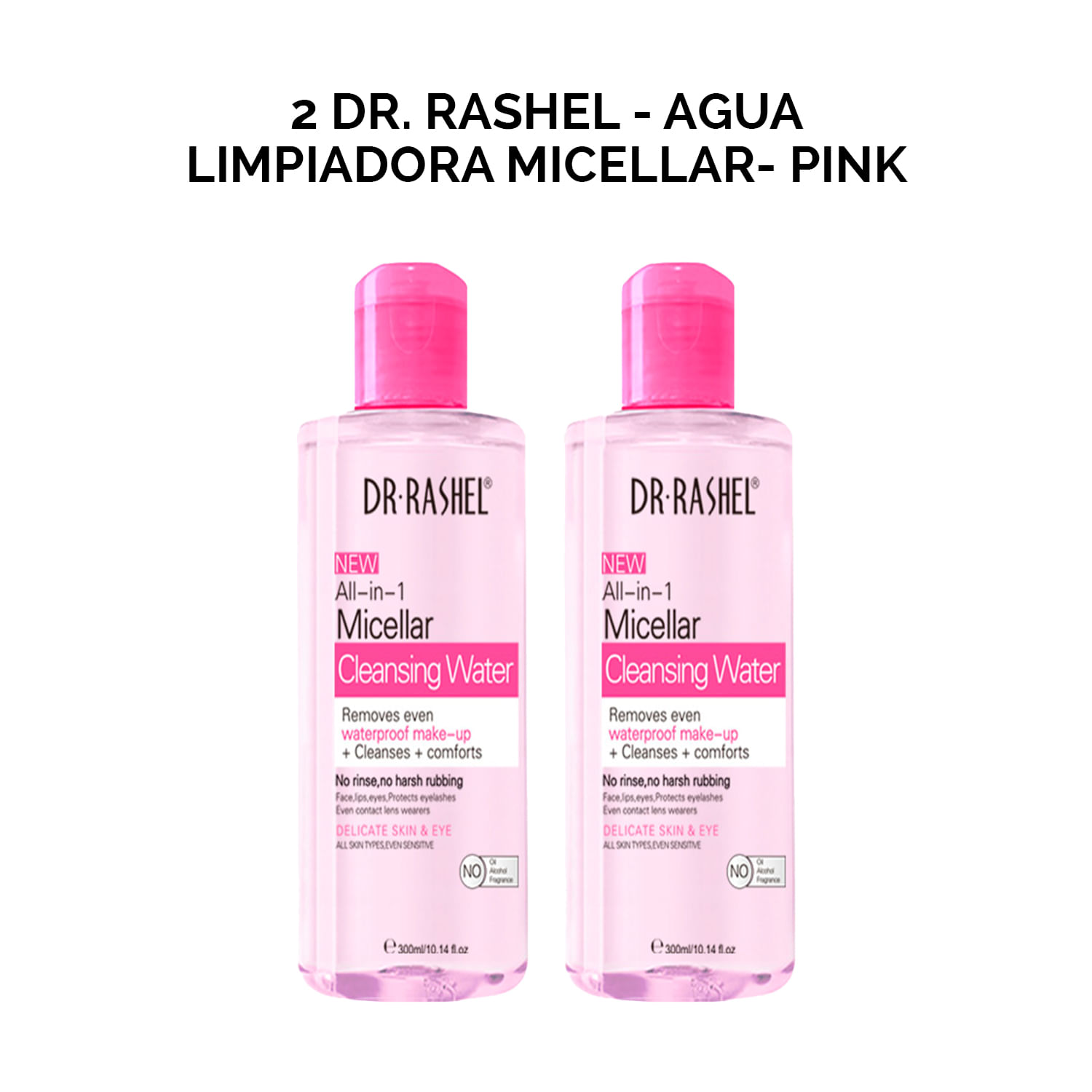 2 Dr. Rashel - Agua limpiadora Micellar- Pink