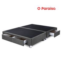 Box Tarima Cajones Queen Gris