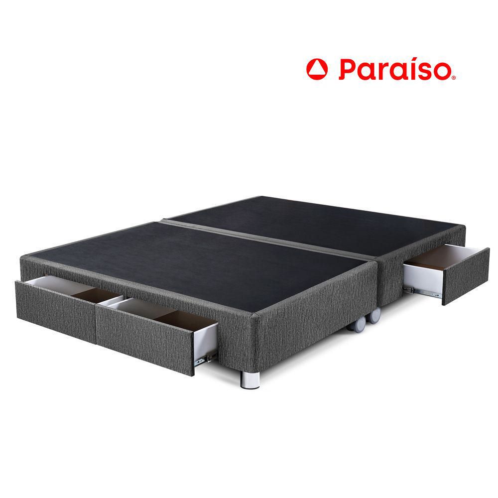 Box Tarima Cajones Queen Gris