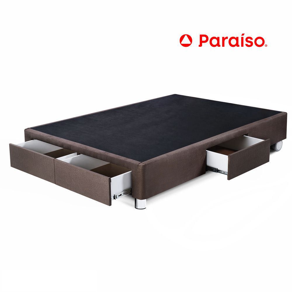 Box Tarima Cajones 2 Plazas Chocolate