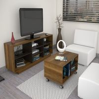 Rack TV 58 + Mesa De Centro - Caramelo / Wengue