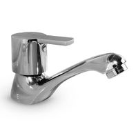 Llave de Lavatorio Italgrif Buzios lever Baja Plata Cromada
