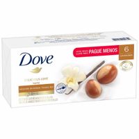 Jabón de Tocador DOVE Karité y Vainilla 90g Pack 6un