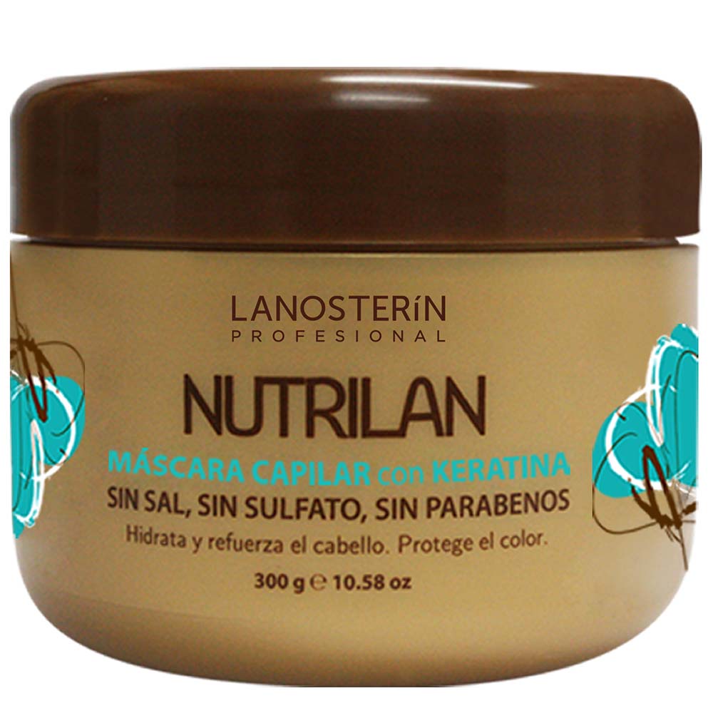 Mascarilla Capilar Nutrilan LANOSTERIN Frasco 300g