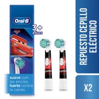 Cabezales de Repuestos Para Cepillo Eléctrico ORAL-B Disney Cars 2 Unidades