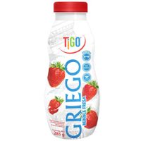 Yogurt Griego TIGO Fresa Botella 285g