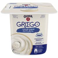 Yogurt Griego GLORIA Natural Vaso 120g