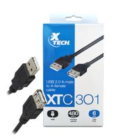 Cable Xtech-301 USB 2.0 Negro