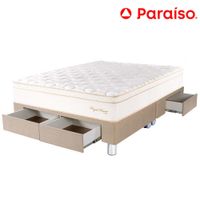 Cama Cajones PARAISO Royal Prince Queen Champagne