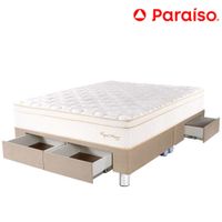 Cama Cajones PARAISO Royal Prince King Champagne