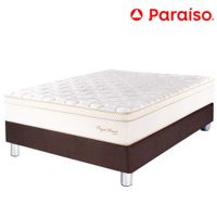 Cama PARAISO Royal Prince 1.5 Plazas Chocolate