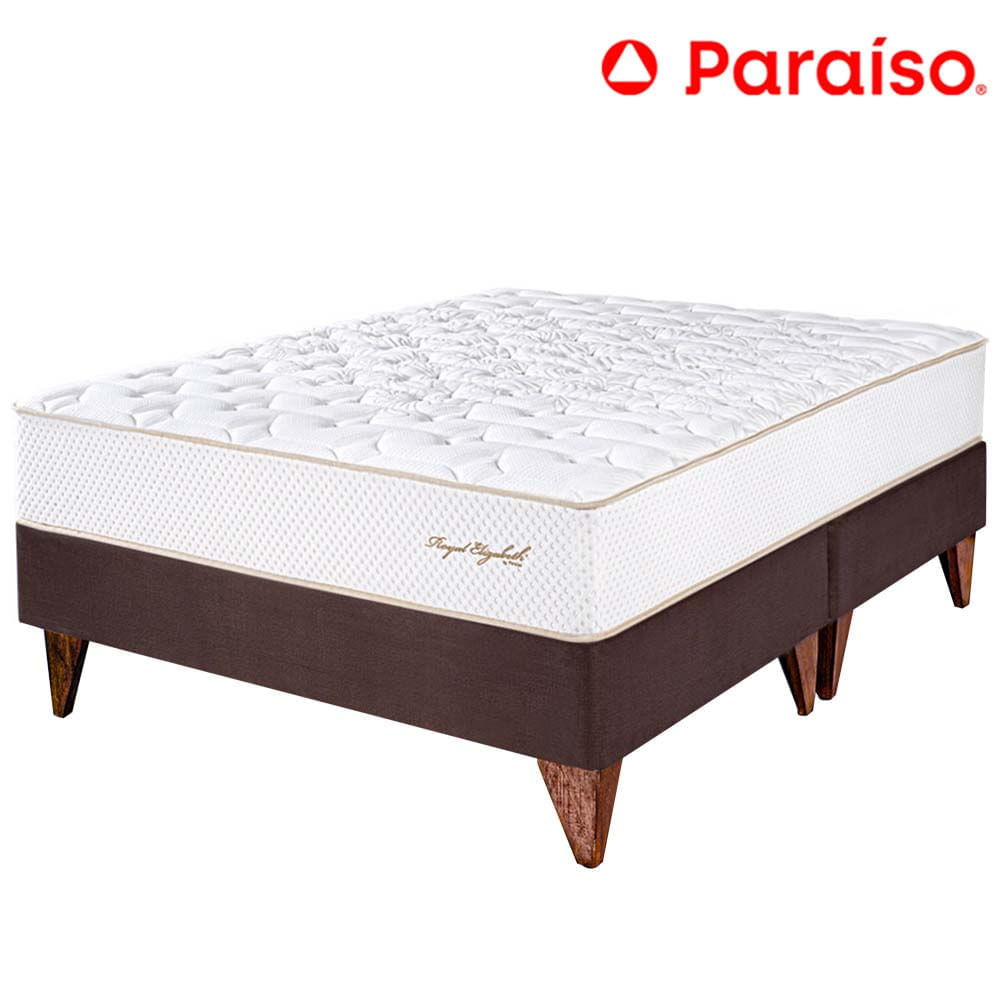 Cama Euro PARAÍSO ROYAL ELIZABETH King Chocolate