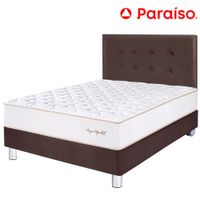 Juego de Dormitorio PARAÍSO ROYAL ELIZABETH 1.5 Plazas Chocolate