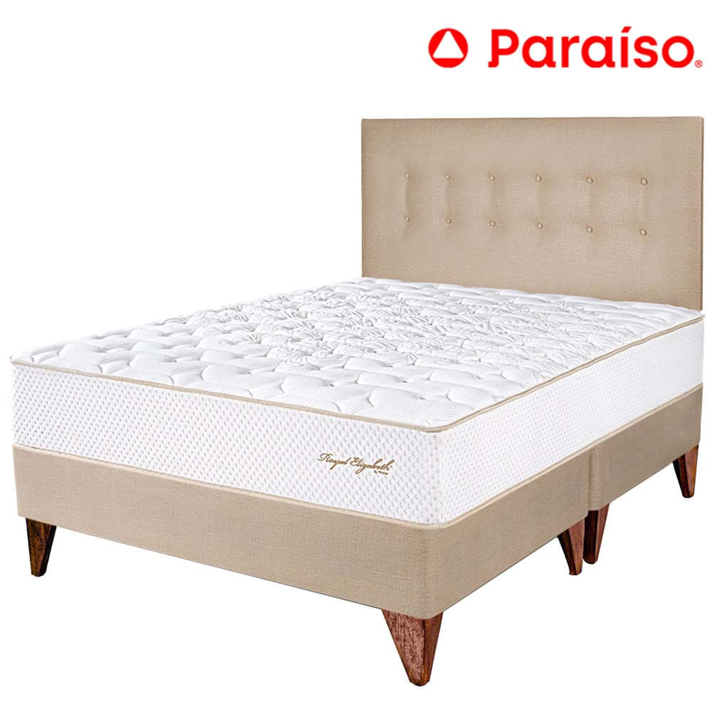 Juego de Dormitorio Euro PARAÍSO ROYAL ELIZABETH Queen Champagne
