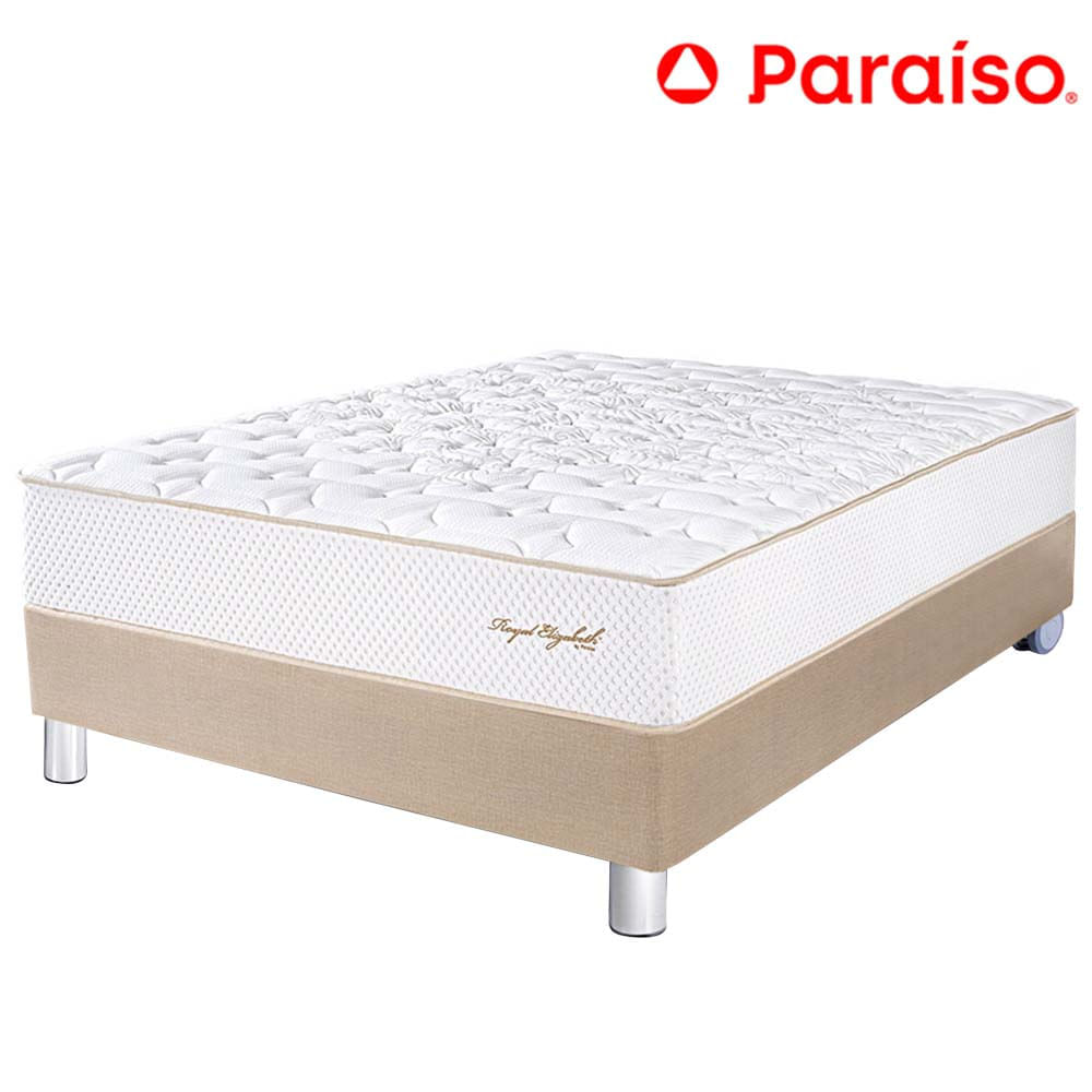 Cama PARAÍSO ROYAL ELIZABETH 1.5 Plazas Champagne