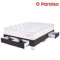 Cama con Cajones PARAÍSO ROYAL ELIZABETH Queen Gris