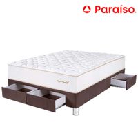 Cama con Cajones PARAÍSO ROYAL ELIZABETH 2 Plazas Chocolate