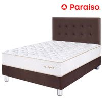 Juego de Dormitorio PARAÍSO ROYAL ELIZABETH 2 Plazas Chocolate