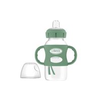 Biberón Dr Browns Con Asas Boca Ancha 9Oz/270Ml Verde