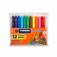 Plumones VINIFAN Jumbo Children 47 Paquete 12un