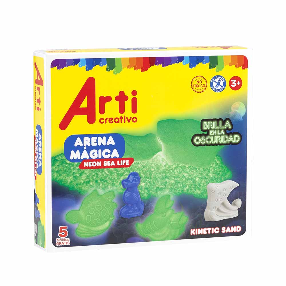 Arena Mágica ARTI CREATIVO Neón Sea Life