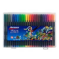 Fine Liner ARTESCO Triangular Caja Plásticax 24un