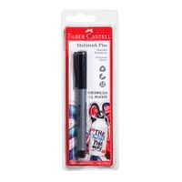 Marcador Permanente FABER-CASTELL Multimark Plus Negro Blíster 1un