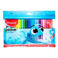 Plumones MAPED Color'Peps Ocean Paquete 24un