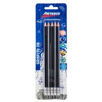 Lápiz ARTESCO Grafito 2B Blíster 5un