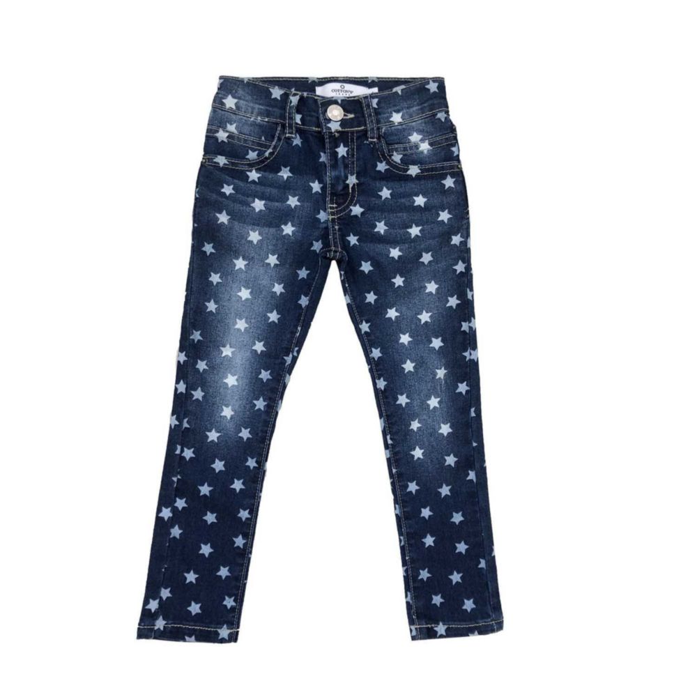 Jean Para Niña Cottons Jeans Estrella