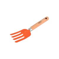 Tenedor para jardín con mango de madera 4 dientes