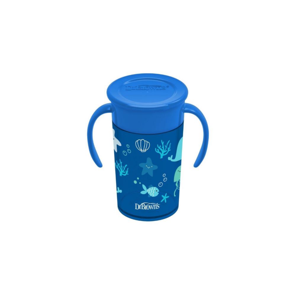 Cheers 360 Dr Browns Con Asas 10Oz/300 Ml Océano Azul
