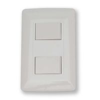 Interruptor Essential Doble Blanco