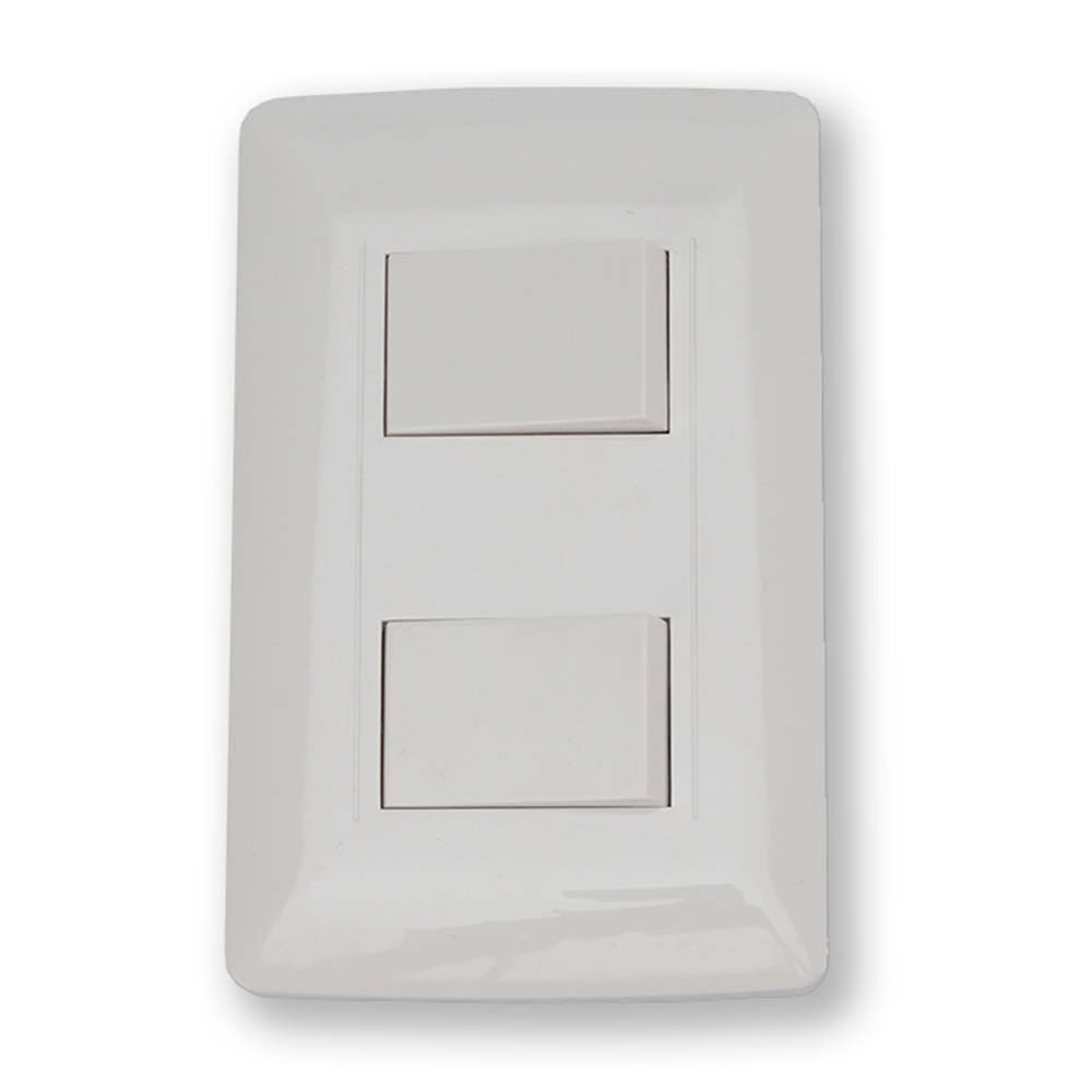 Interruptor Essential Doble Blanco