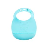 Babero Para Bebe Dr Browns De Silicona Color Turquesa